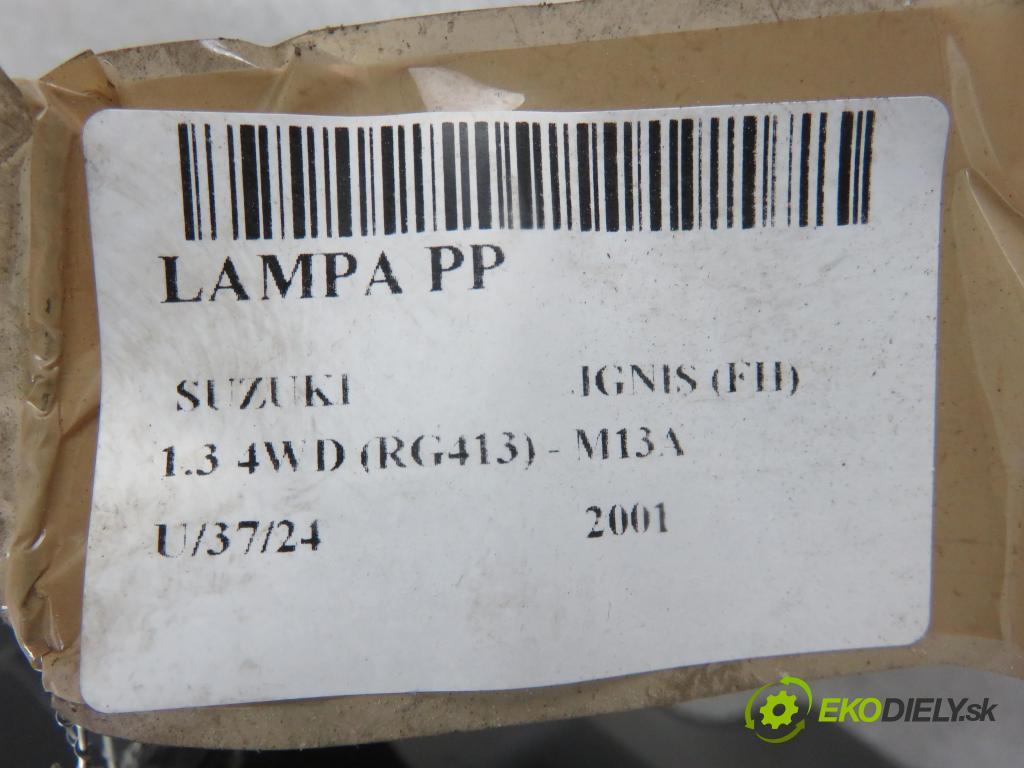 SUZUKI IGNIS (FH) HB 2001 61,00 1.3 4WD 83 (RG413) - M13A 1328,00 Svetlo PP 