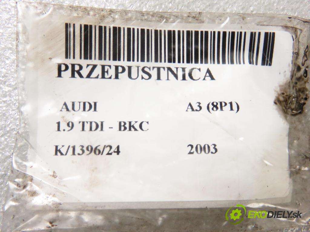 AUDI A3 (8P1) HB 2003 77,00 1.9 TDI PD 105 - BKC 1896,00 Škrtiaca klapka 038128063G (Škrtiace klapky)
