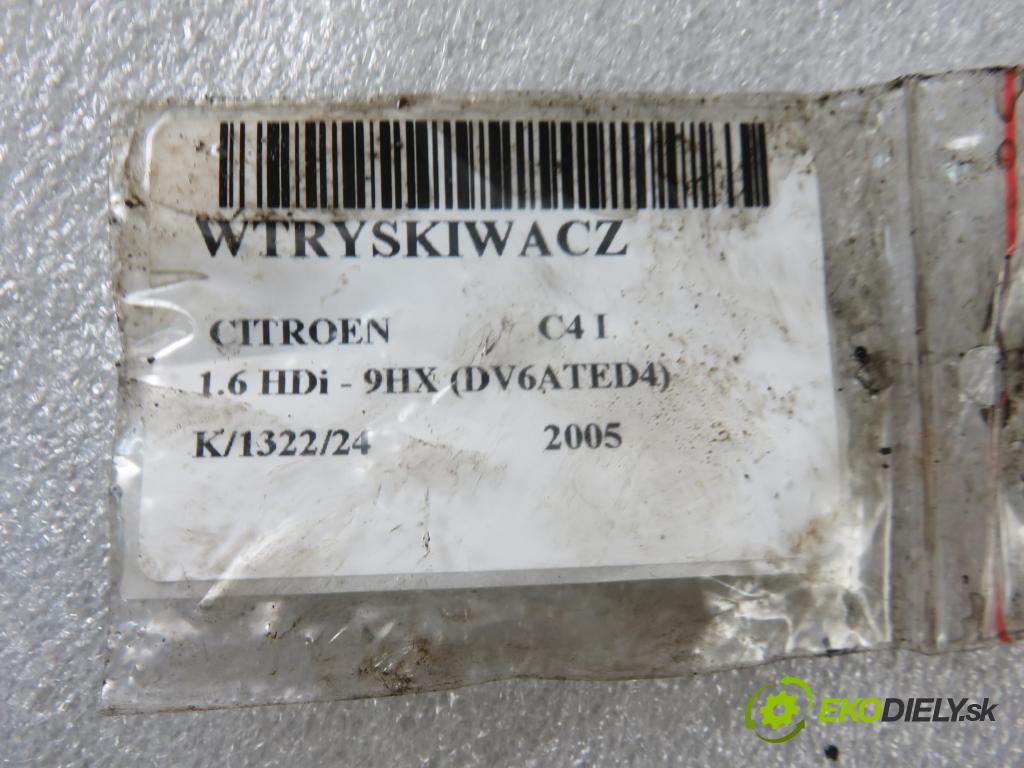 CITROEN C4 I (LC_) HB 2005 66,00 1.6 HDi - 9HX (DV6ATED4) 1560,00 vstrekovač 0445110239 (Vstrekovače)