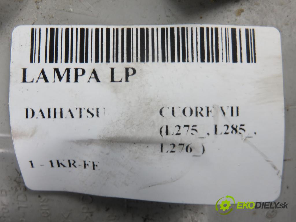 DAIHATSU CUORE VII (L275_, L285_, L276_) HB 2007 51,00 1 - 1KR-FE 998,00 Svetlo LP