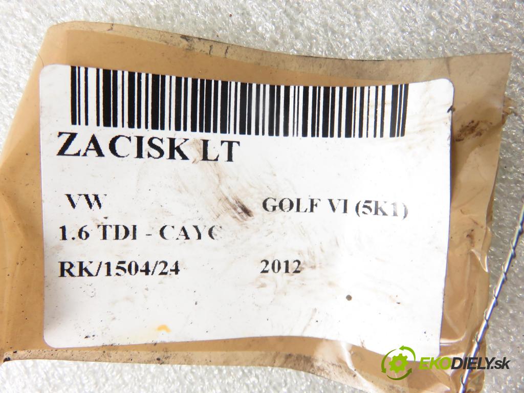 VW GOLF VI (5K1) HB 2012 77,00 1.6 TDI - CAYC 1598,00 Brzdič strmeň LT