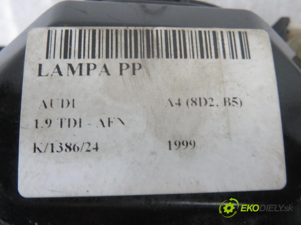AUDI A4 (8D2, B5) SEDAN 1999 81,00 1.9 TDI 110 - AFN 1896,00 Svetlo PP