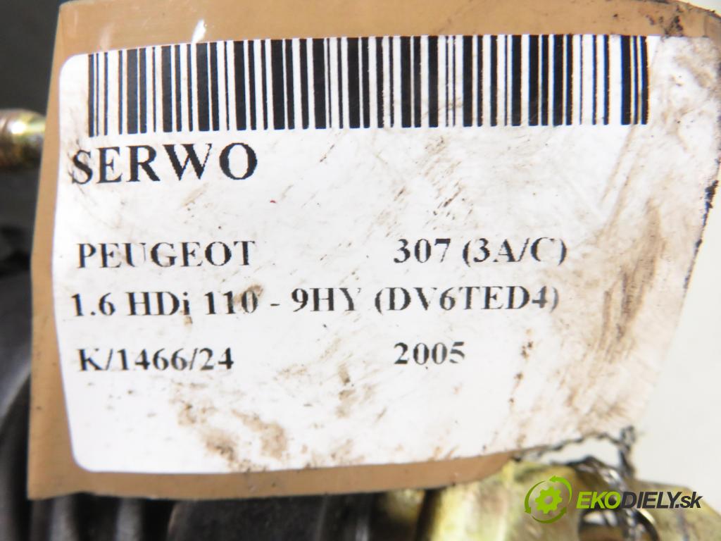 PEUGEOT 307 (3A/C) HB 2005 80,00 1.6 HDi 110 1560,00 Posilovač 9639662280 (Servočerpadlá, pumpy riadenia)