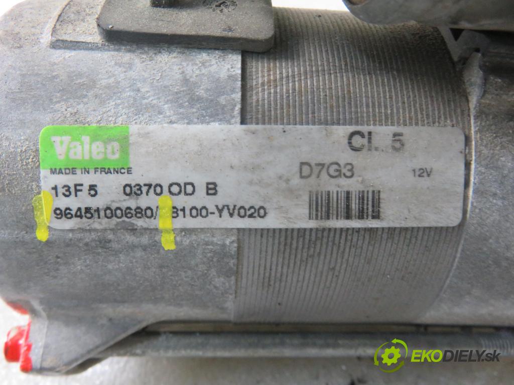PEUGEOT 307 (3A/C) HB 2005 80,00 1.6 HDi 110 1560,00 Štartér 9645100680 (Štartéry)