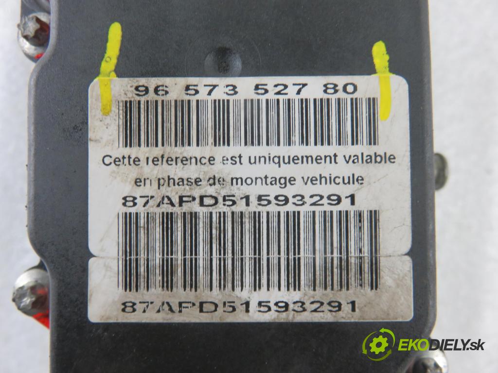 PEUGEOT 307 (3A/C) HB 2005 80,00 1.6 HDi 110 1560,00 Pumpa ABS 9657352780 ; 0265231486 ; 0265800395 (Pumpy ABS)