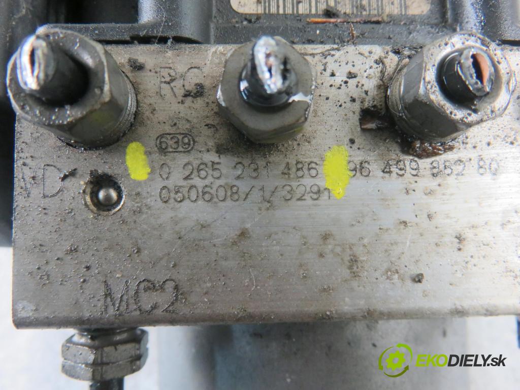 PEUGEOT 307 (3A/C) HB 2005 80,00 1.6 HDi 110 1560,00 Pumpa ABS 9657352780 ; 0265231486 ; 0265800395 (Pumpy ABS)