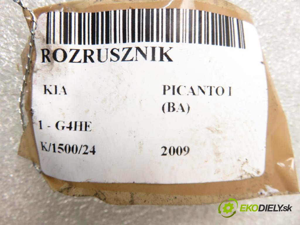 KIA PICANTO (BA) HB 2009 46,00 1.0 12V 63 - G4HE 999,00 Štartér 3610002560 (Štartéry)