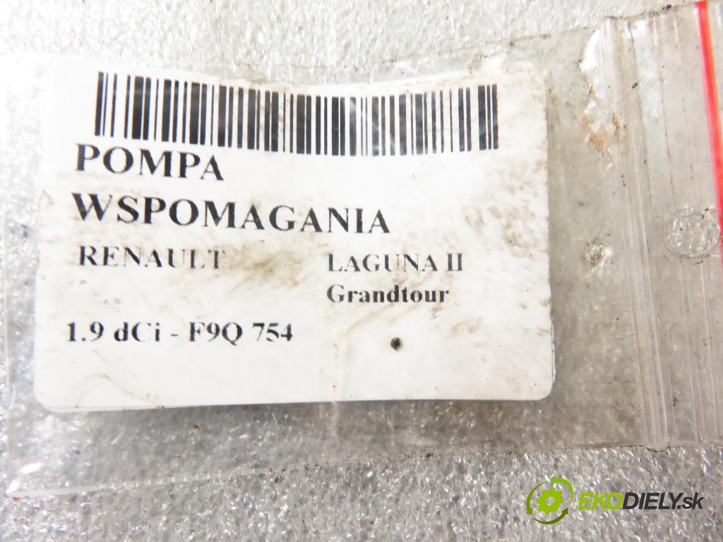 RENAULT LAGUNA II Grandtour (KG0/1_) KOMBI 2002 74,00 1.9 dCi 107 - F9Q 754 1870,00 Pumpa servočerpadlo 8200100082 (Servočerpadlá, pumpy riadenia)