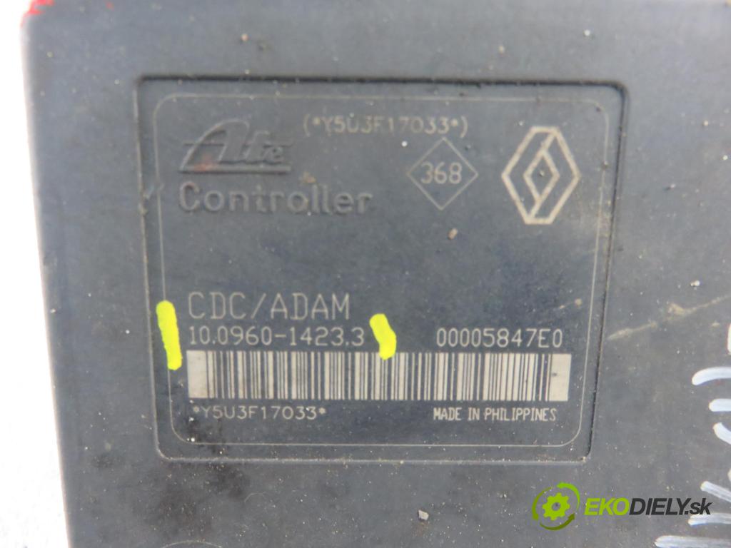 RENAULT LAGUNA II Grandtour (KG0/1_) KOMBI 2002 74,00 1.9 dCi 107 - F9Q 754 1870,00 Pumpa ABS 10096014233 ; 8200159837D ; 10020601054 (Pumpy ABS)