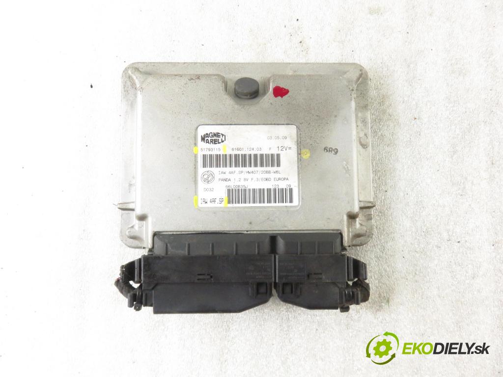 FIAT PANDA (169_) HB 2005 44,00 1.2 60 - 188 A4.000 1242,00 řídící jednotka motora 51793115 ; IAW4AFSP