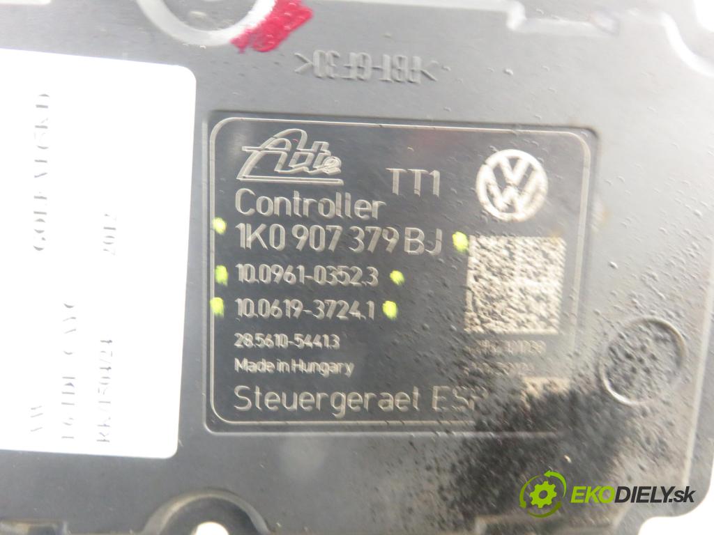 VW GOLF VI (5K1) HB 2012 77,00 1.6 TDI - CAYC 1598,00 Pumpa ABS 1K0907379BJ ; 1K0614517DE ; 10096103523 (Pumpy ABS)