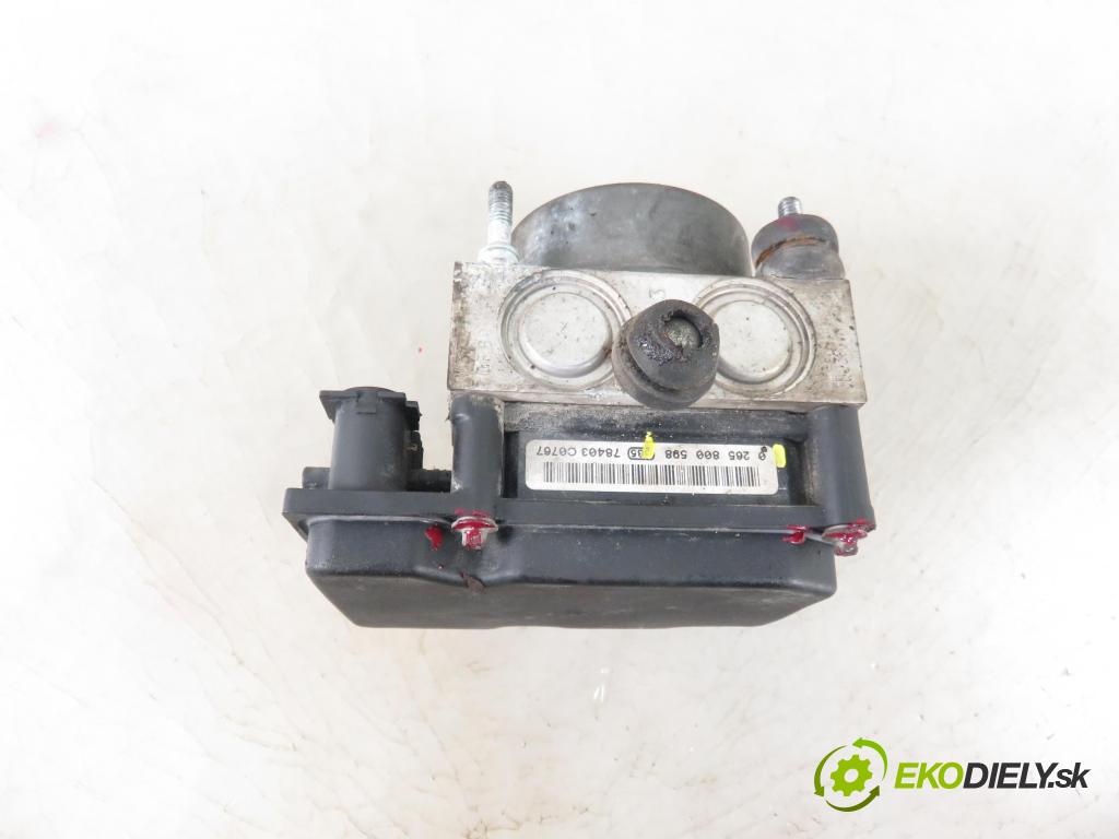 FIAT GRANDE PUNTO (199_) HB 2007 55,00 1.3 D Multijet 75 - 199 A2.000 1248,00 Pumpa ABS 0265800598 ; 51787091 ; 0265231878 (Pumpy ABS)