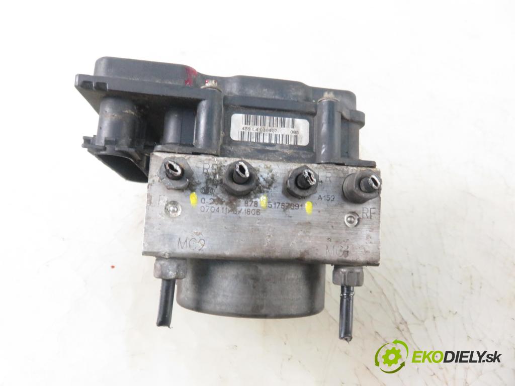 FIAT GRANDE PUNTO (199_) HB 2007 55,00 1.3 D Multijet 75 - 199 A2.000 1248,00 Pumpa ABS 0265800598 ; 51787091 ; 0265231878 (Pumpy ABS)