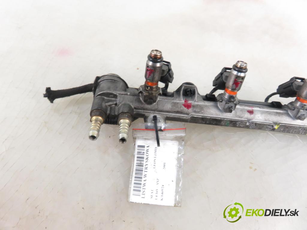 SEAT LEON (1M1) HB 2001 55,00 1.4 16V - AXP 1390,00 Lišta vstrekovacia 036133319AA ; 036031G ; IWP092 (Vstrekovacie lišty)