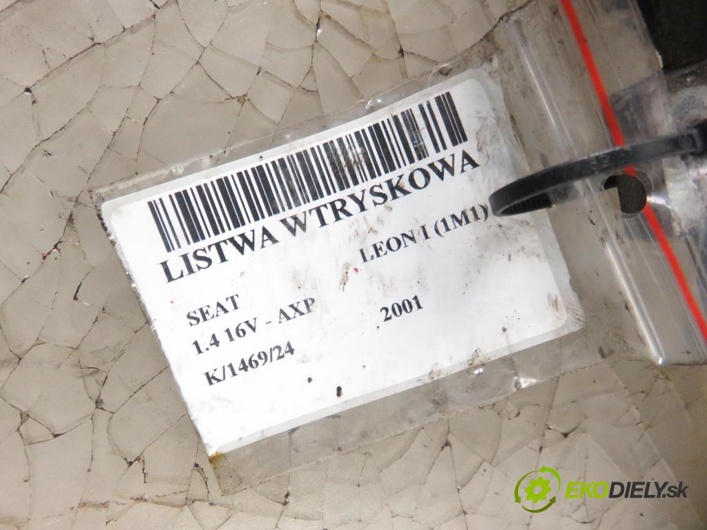 SEAT LEON (1M1) HB 2001 55,00 1.4 16V - AXP 1390,00 Lišta vstrekovacia 036133319AA ; 036031G ; IWP092 (Vstrekovacie lišty)