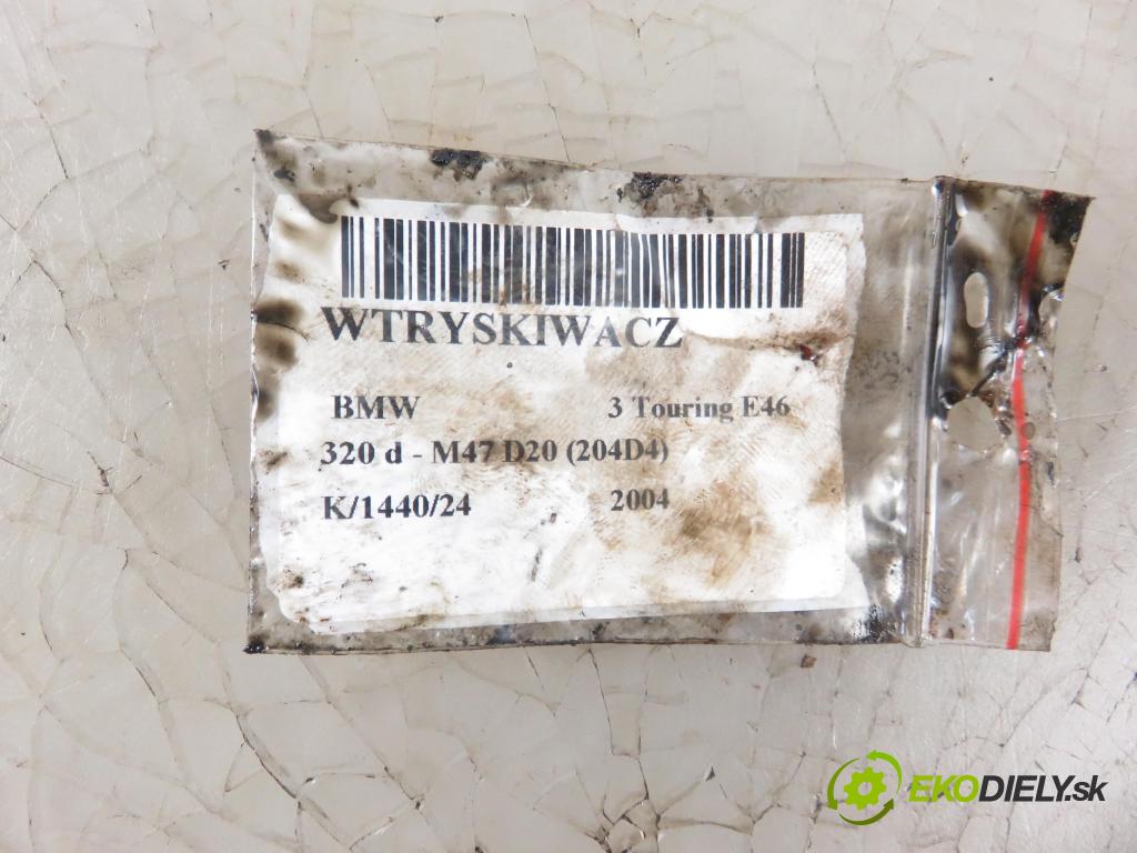 BMW 3 Touring (E46) KOMBI 2004 110,00 320 d 150 - M47 D20 (204D4) 1995,00 vstrekovač 0445110131 ; 7789661 (Vstrekovače)