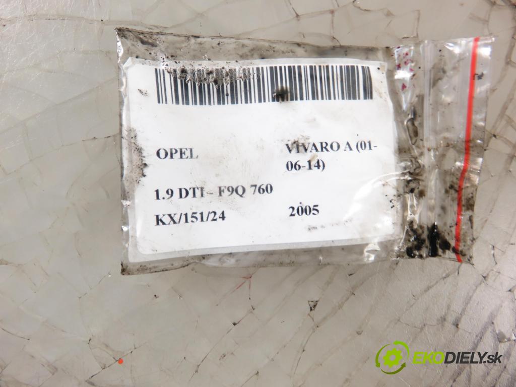 OPEL VIVARO A Autobus (X83) BUS 2005 74,00 1.9 CDTI 101 - F9Q 760 1870,00 vstrekovač 0445110146 ; 8200238528 (Vstrekovače)