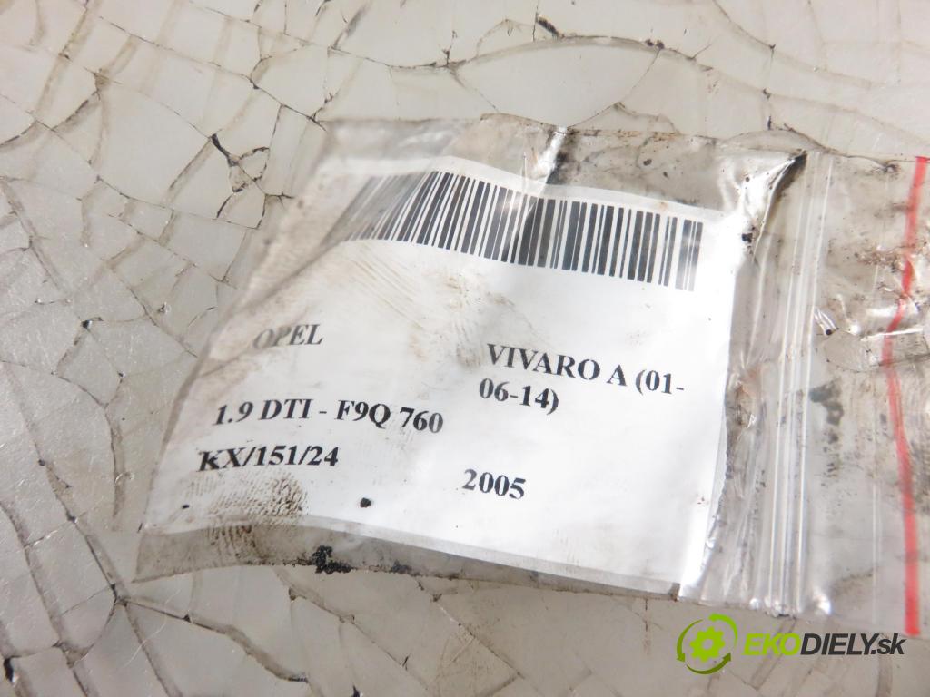 OPEL VIVARO A Autobus (X83) BUS 2005 74,00 1.9 CDTI 101 - F9Q 760 1870,00 vstrekovač 0445110146 ; 8200238528 (Vstrekovače)