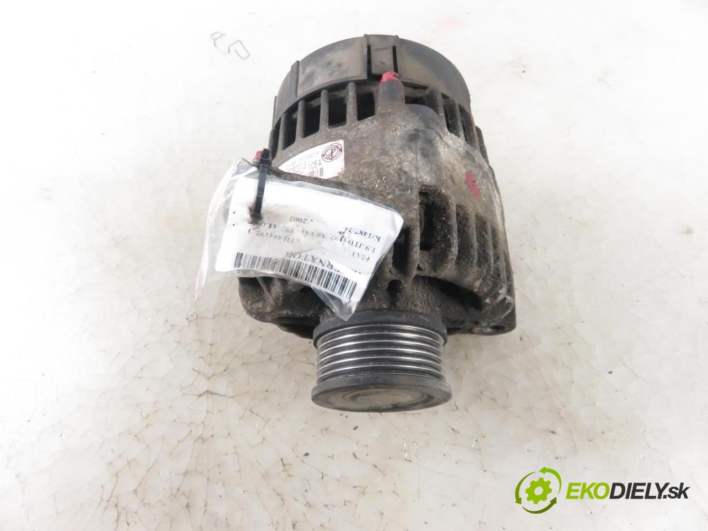 FIAT STILO (192_) HB 2002 85,00 1.9 JTD 115 - 192 A1.000 1910,00 Alternátor 46782213 ; 63321826 (Alternátory)