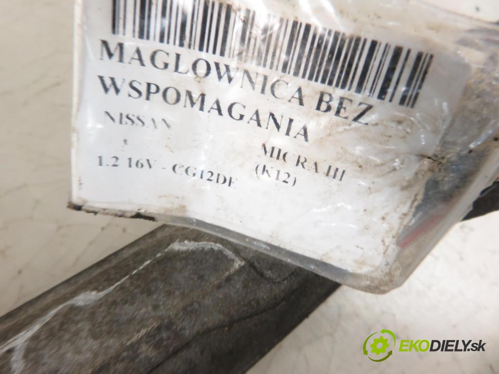 NISSAN MICRA III (K12) HB 2003 59,00 1.2 16V 80 - CG12DE 1240,00 Riadenie bez servočerpadlo 48001AX701