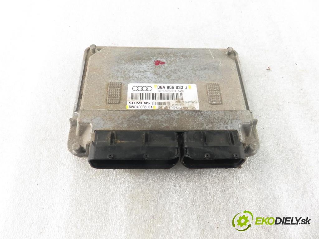 AUDI A3 (8L1) HB 2000 75,00 1.6 - AVU 1595,00 řídící jednotka motora 06A906033J ; 5WP4003801