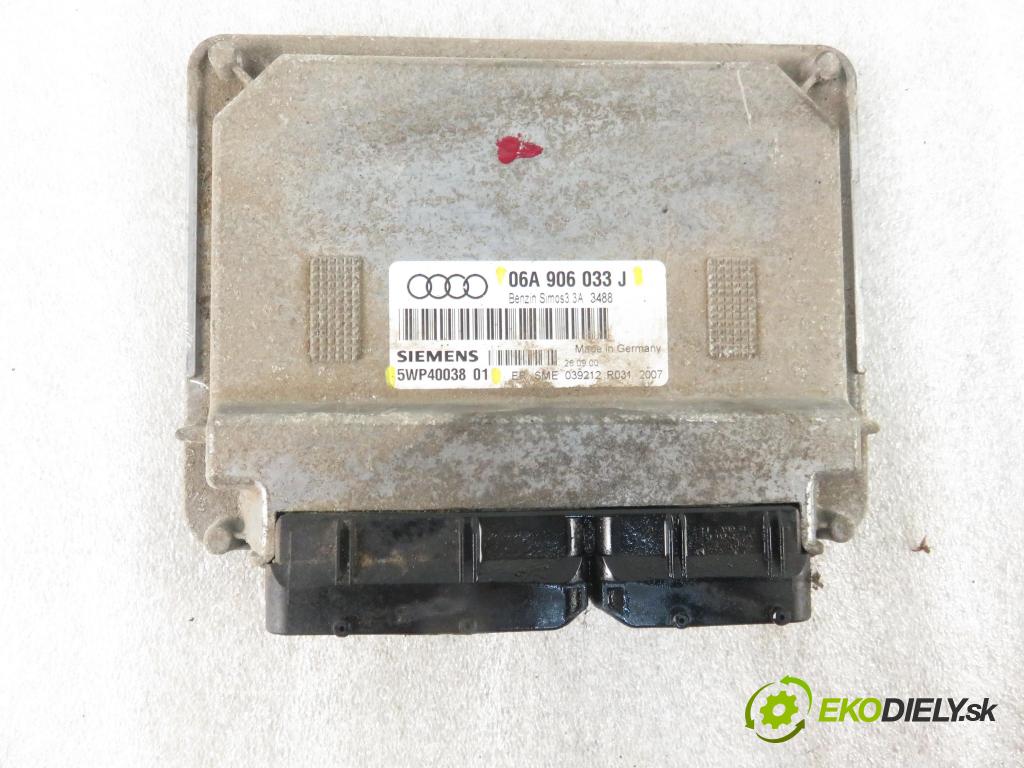AUDI A3 (8L1) HB 2000 75,00 1.6 - AVU 1595,00 řídící jednotka motora 06A906033J ; 5WP4003801