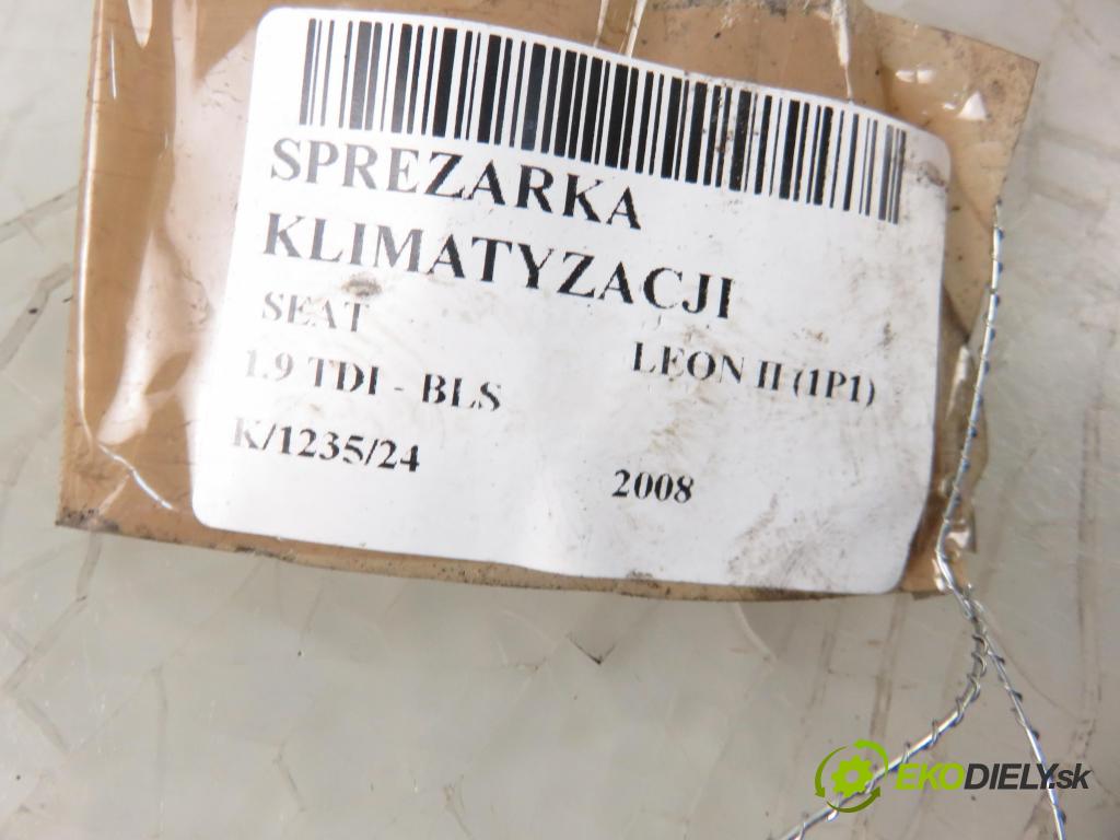 SEAT LEON (1P1) HB 2008 77,00 1.9 TDI - BLS 1896,00 KOMPRESOR: klimatizace 5N0820803A (Kompresory)