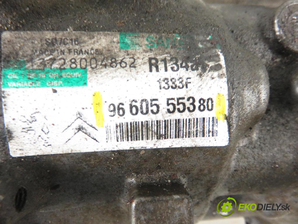 CITROEN C5 III (RD_) SEDAN 2008 100,00 2.0 HDi - RHR (DW10BTED4) 1997,00 KOMPRESOR: klimatizace 9660555380 (Kompresory)