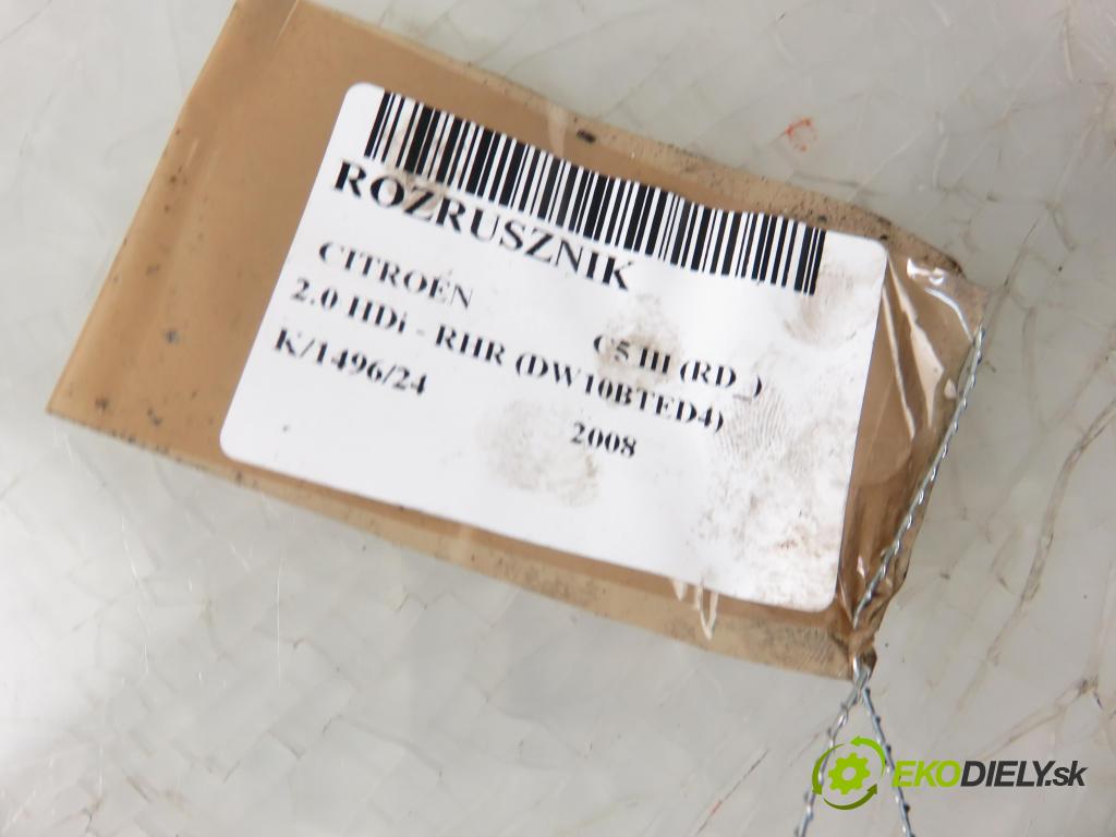 CITROEN C5 III (RD_) SEDAN 2008 100,00 2.0 HDi - RHR (DW10BTED4) 1997,00 Štartér M000T20871ZE ; 9656262780 (Štartéry)