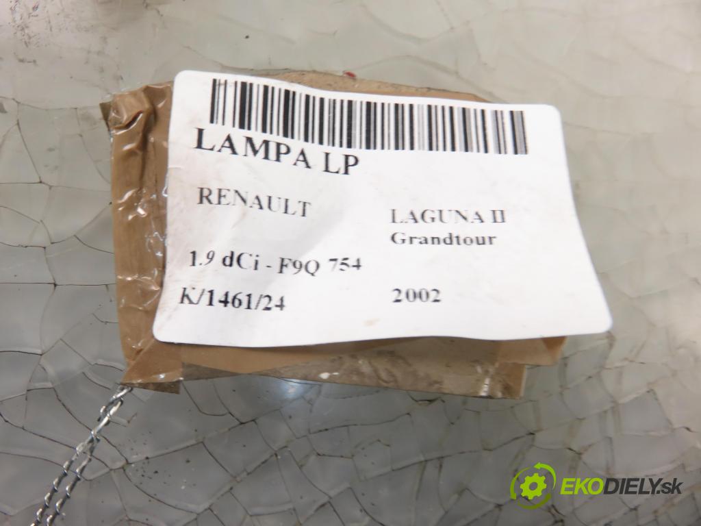 RENAULT LAGUNA II Grandtour (KG0/1_) KOMBI 2002 74,00 1.9 dCi 107 - F9Q 754 1870,00 Svetlo LP 8200163323