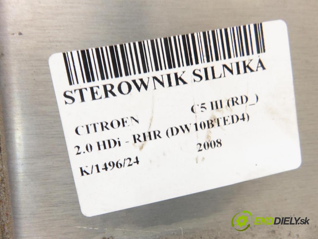 CITROEN C5 III (RD_) SEDAN 2008 100,00 2.0 HDi - RHR (DW10BTED4) 1997,00 řídící jednotka motora 9665843380 ; 9663548180