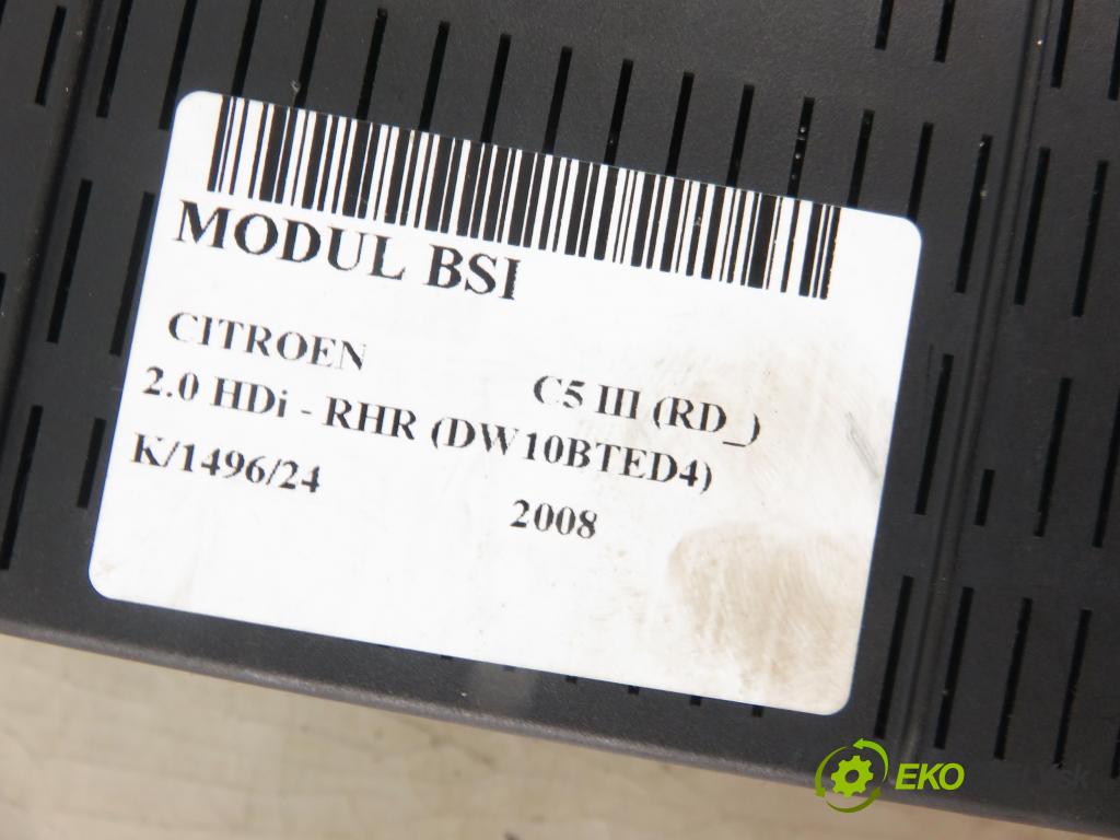 CITROEN C5 III (RD_) SEDAN 2008 100,00 2.0 HDi - RHR (DW10BTED4) 1997,00 MODUL BSI 9664059080 ; 281208364