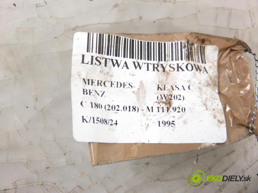 MERCEDES-BENZ KLASA C (W202) SEDAN 1995 90,00 C 180 (202.018) - M 111.920 1799,00 Lišta vstrekovacia 0000787423 (Vstrekovacie lišty)