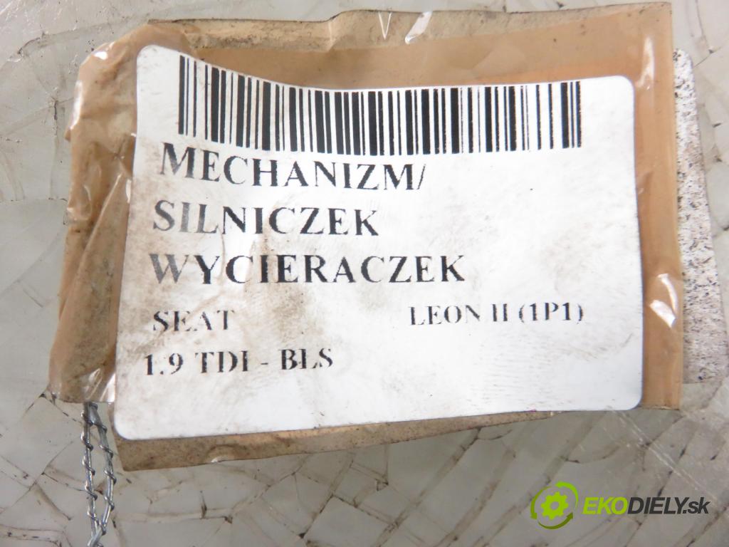 SEAT LEON (1P1) HB 2008 77,00 1.9 TDI - BLS 1896,00 Motorček stieračov predný 1P0955119B ; 1397220534
