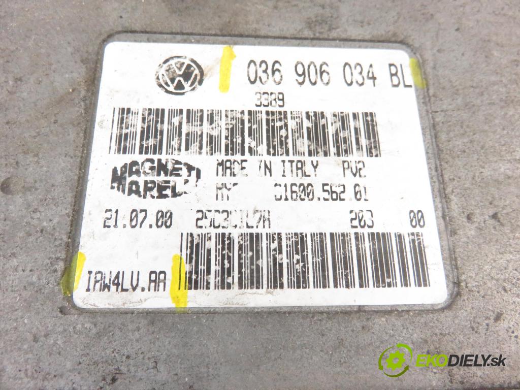 SKODA FABIA I (6Y2) HB 1999 55,00 1.4 16V - AUA 1390,00 řídící jednotka motora 036906034BL ; IAW4LVAA