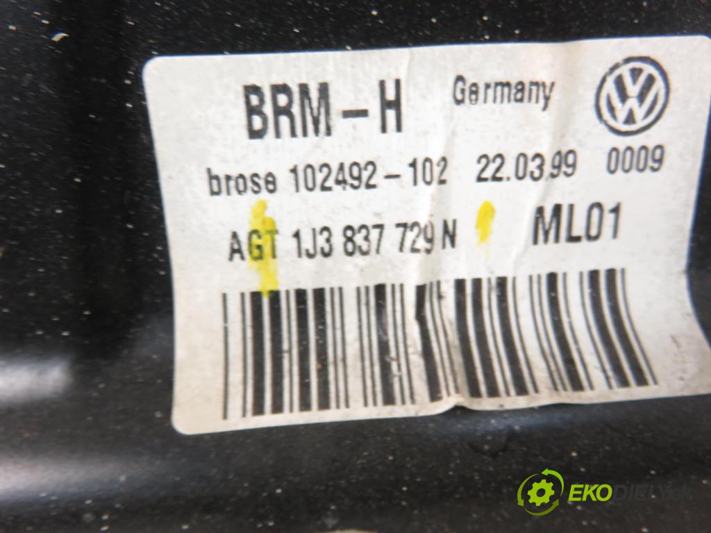 VW GOLF IV (1J1) HB 1998 66,00 1.9 TDI - AGR 1896,00 mechanismus oken LPM 3D 1J3837729N