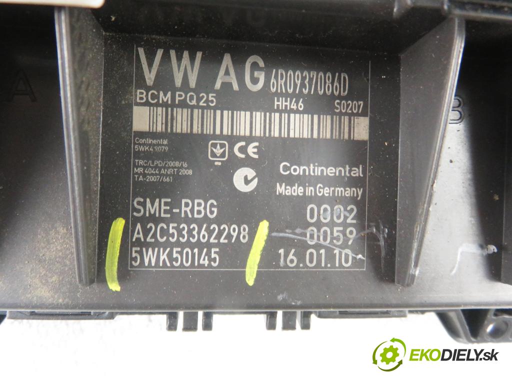 VW POLO (6R, 6C) HB 2010 44,00 1.2 - CGPB 1198,00 MODUL komfortu 5WK50145 ; A2C53362298