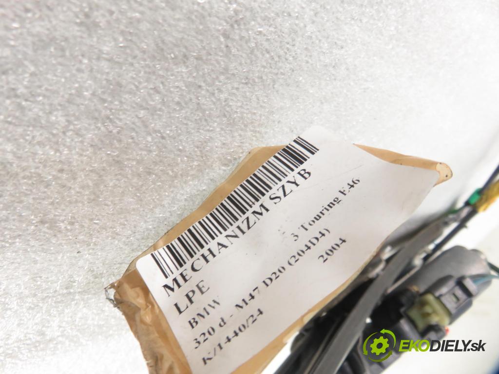 BMW 3 Touring (E46) KOMBI 2004 110,00 320 d 150 - M47 D20 (204D4) 1995,00 mechanismus oken 676283620630