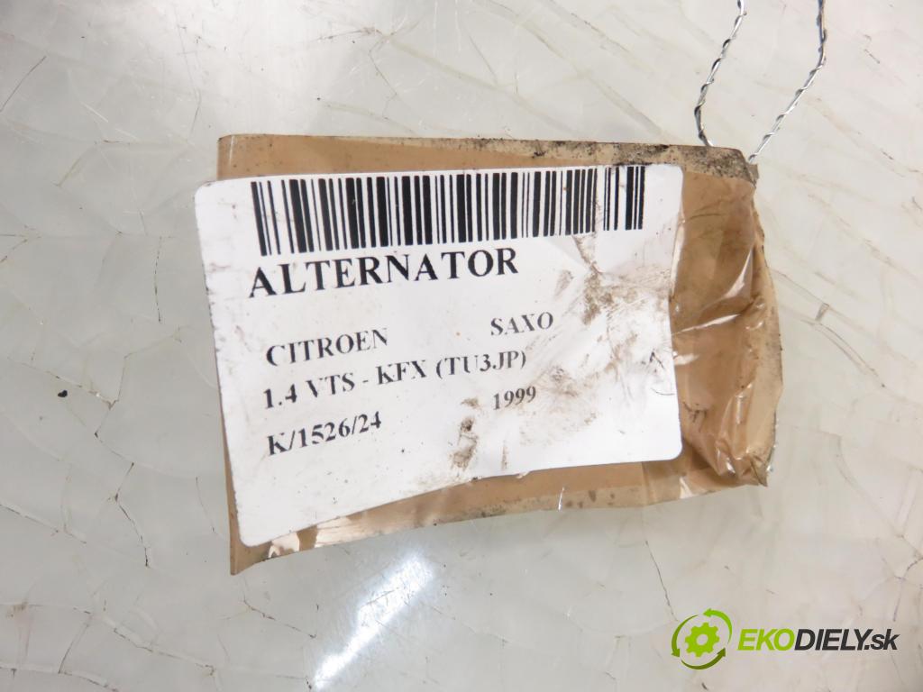 CITROEN SAXO (S0, S1) HB 1999 55,00 1.4 VTS 75 - KFX (TU3JP) 1360,00 Alternátor 9635557580 (Alternátory)