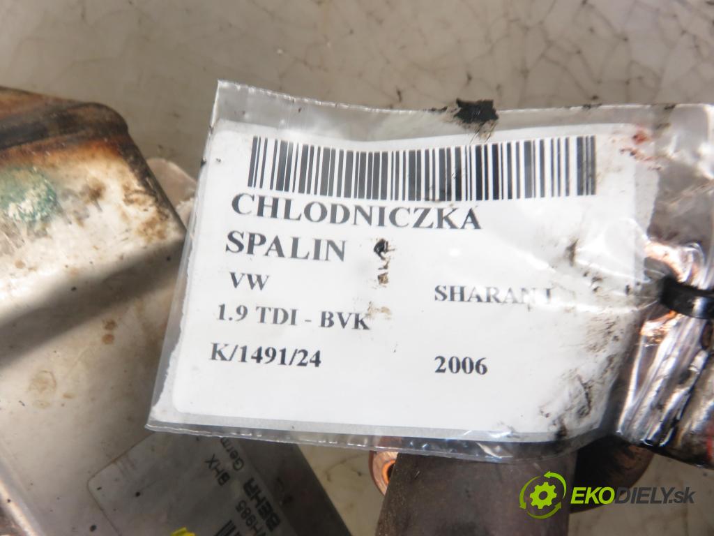 VW SHARAN (7M8, 7M9, 7M6) MINIVAN 2006 85,00 1.9 TDI - BVK 1896,00 Chladič spalín 038131513L