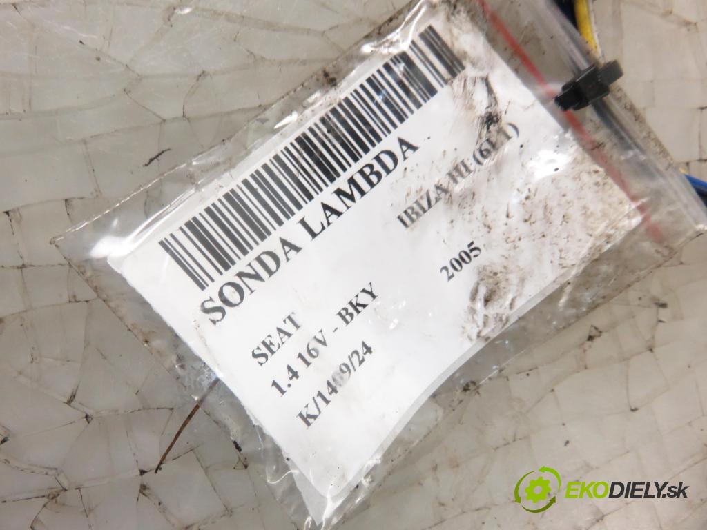 SEAT IBIZA III (6L1) HB 2005 55,00 1.4 16V - BKY 1390,00 sonda lambda 036906262T (Lambda sondy)
