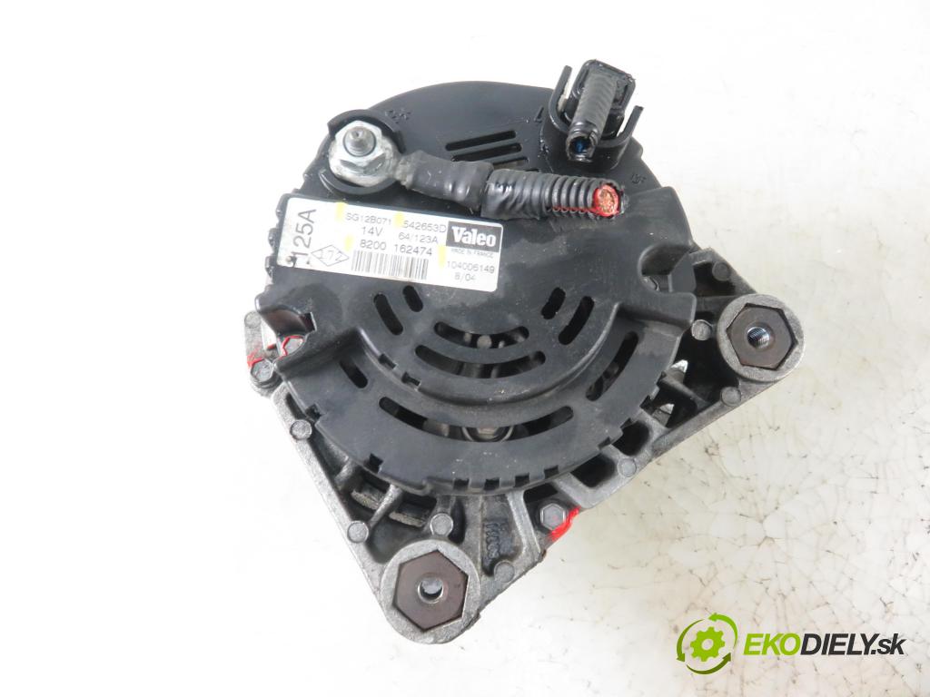 MITSUBISHI SPACE STAR nadwozie wielkoprzestrzenne (MPV) (DG_A) MINIVAN 2004 75,00 1.9 DI-D 102 - F9Q1 1870,00 Alternátor 8200162474 ; SG12B071 (Alternátory)