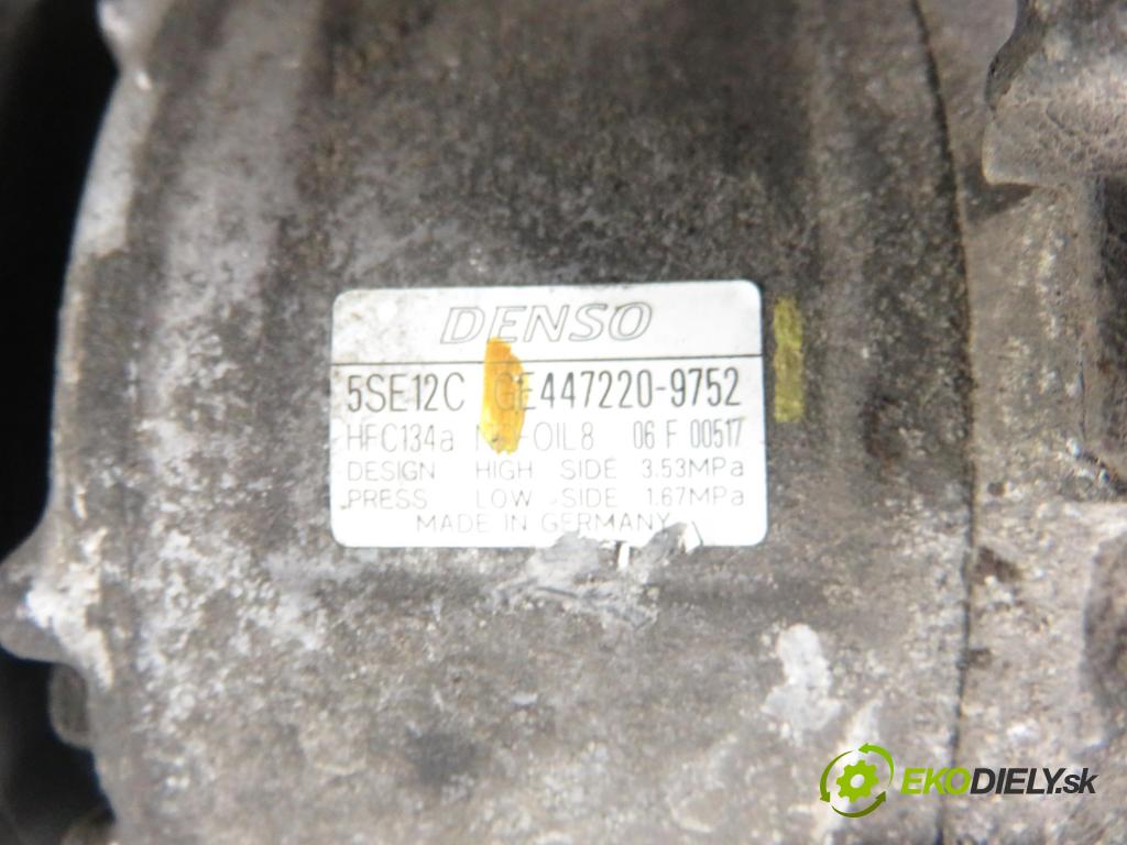 TOYOTA AVENSIS Kombi (_T25_) KOMBI 2004 85,00 2.0 D-4D 116 - 1CD-FTV 1995,00 KOMPRESOR: klimatizace 447220975 (Kompresory)