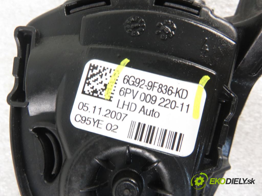 FORD S-MAX (WA6) MINIVAN 2008 96,00 2.0 TDCi - AZWA 1997,00 Potenciometer plynu 6G929F836KD ; 6PV00922011 (Pedále)