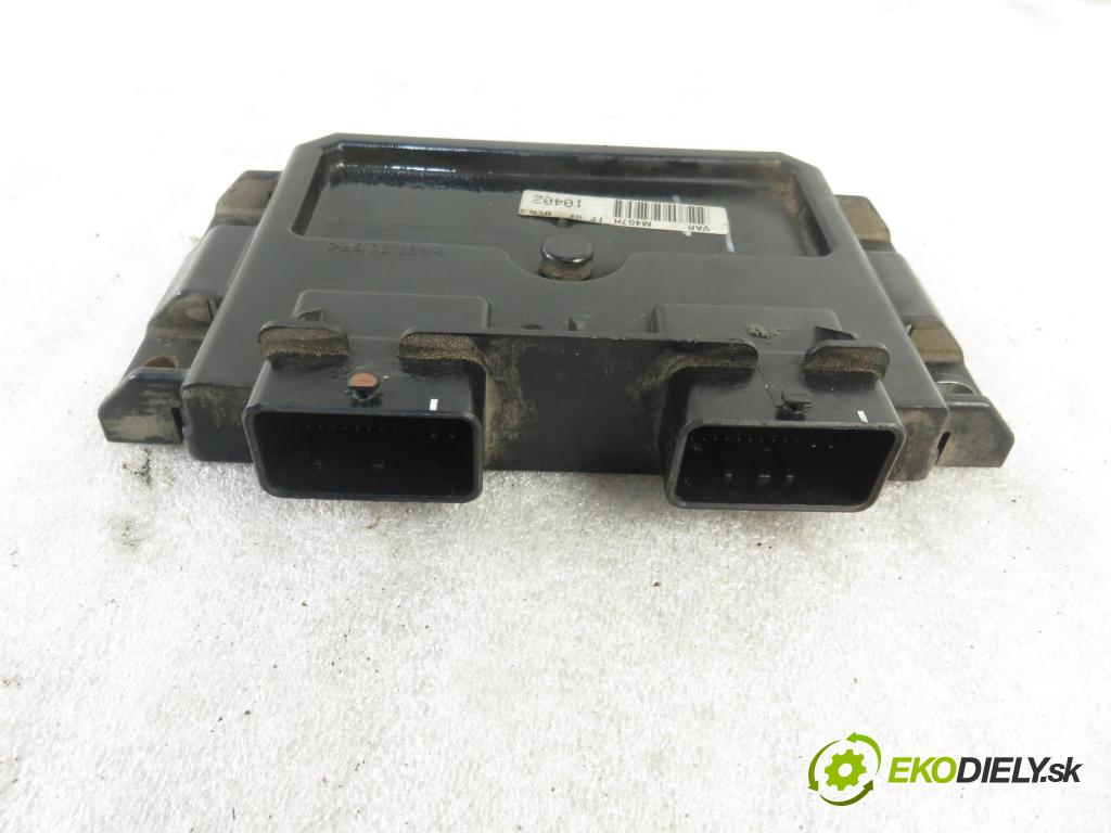CITROEN BERLINGO / BERLINGO FIRST nadwozie wielkoprzestrzenne (MPV) KOMBIVAN 2000 51,00 1.9 D - WJY (DW8B) 1868,00 řídící jednotka motora 9839587680 ; R04080027A