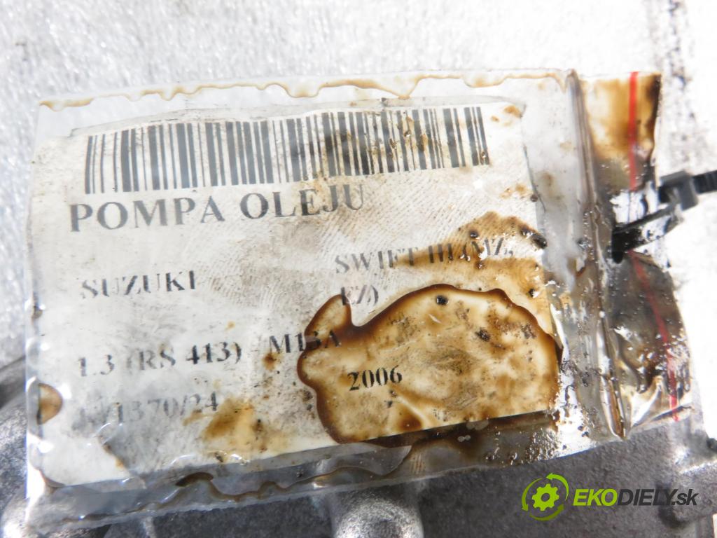 SUZUKI SWIFT III (MZ, EZ) HB 2006 68,00 1.3 92 - M13A 1328,00 pumpa oleje  (Olejové pumpy)
