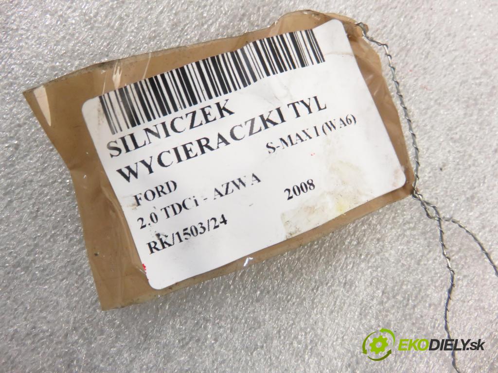 FORD S-MAX (WA6) MINIVAN 2008 96,00 2.0 TDCi - AZWA 1997,00 motorek stěrače ZADNÍ: 0390201823 ; 3M51R17K441AE