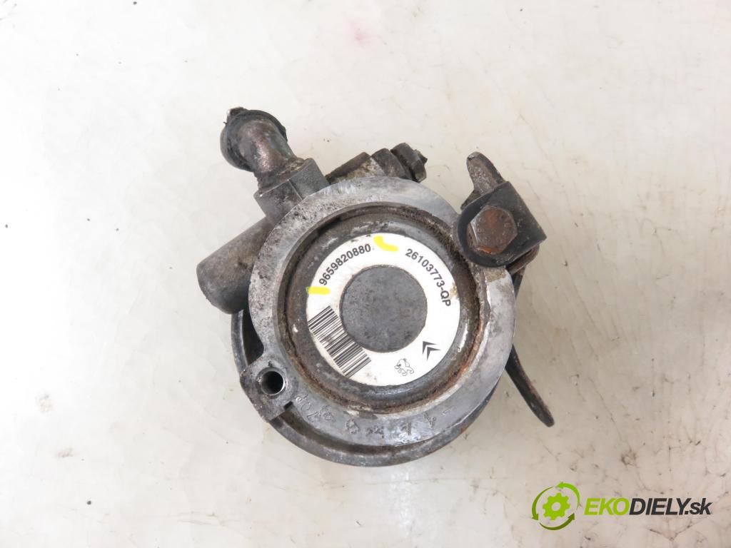 CITROEN BERLINGO / BERLINGO FIRST nadwozie wielkoprzestrzenne (MPV) KOMBIVAN 2006 66,00 1.6 HDI 90 - 9HX (DV6ATED4) 1560,00 Pumpa servočerpadlo 9659820880 (Servočerpadlá, pumpy riadenia)