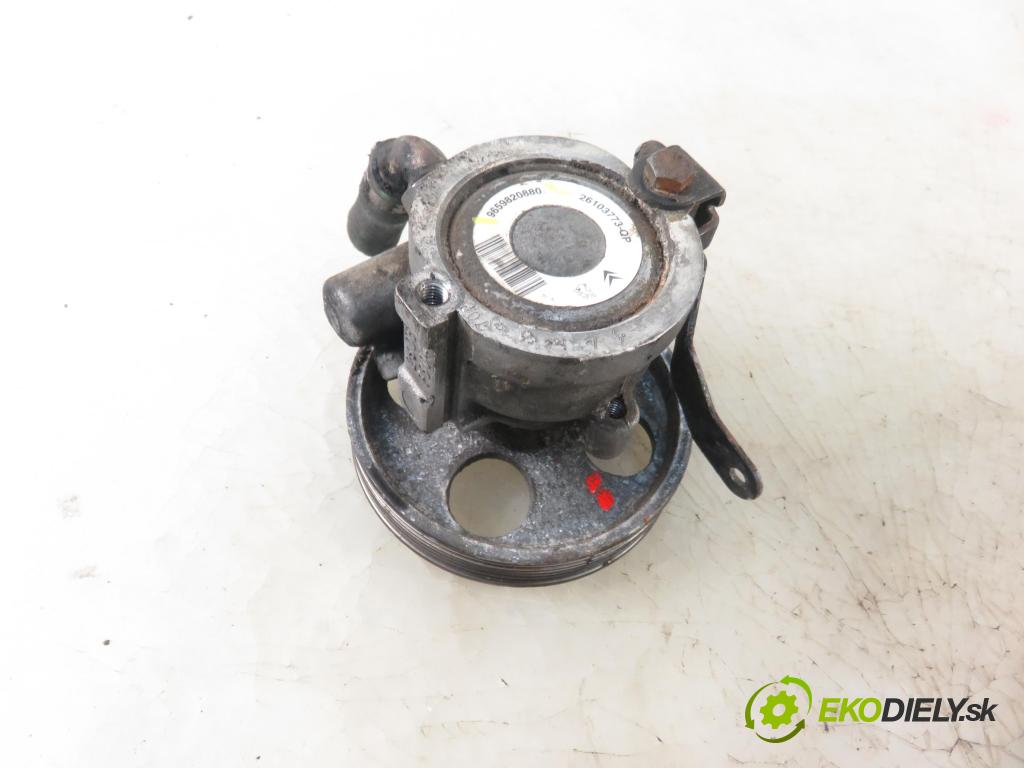 CITROEN BERLINGO / BERLINGO FIRST nadwozie wielkoprzestrzenne (MPV) KOMBIVAN 2006 66,00 1.6 HDI 90 - 9HX (DV6ATED4) 1560,00 Pumpa servočerpadlo 9659820880 (Servočerpadlá, pumpy riadenia)