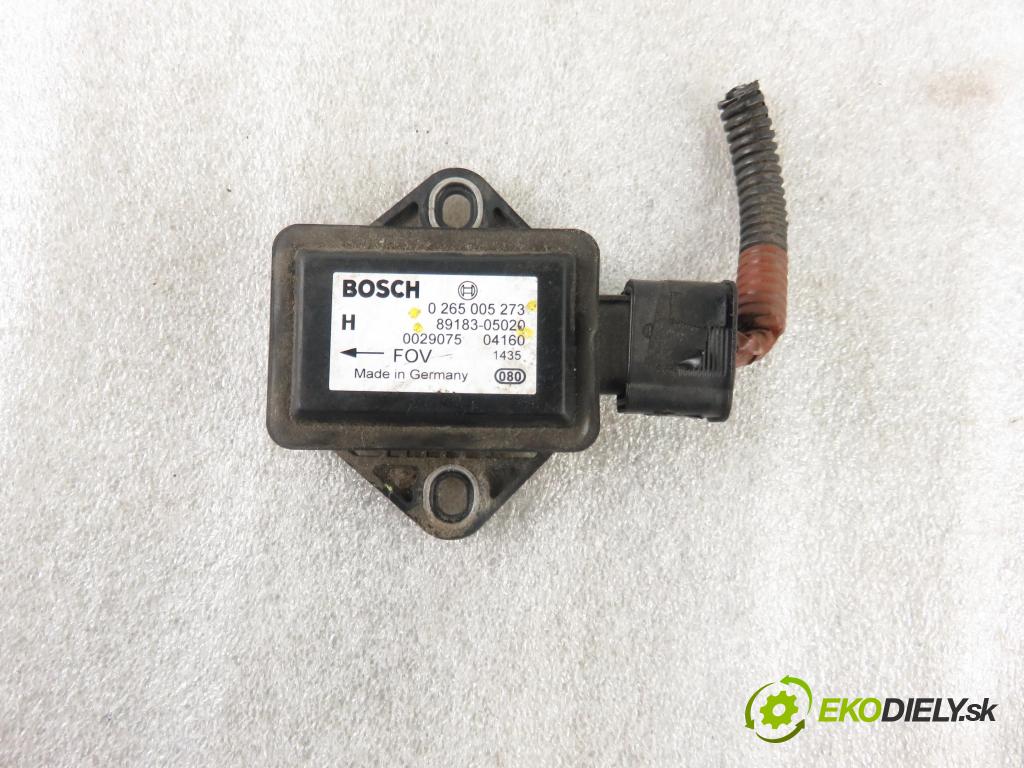 TOYOTA AVENSIS Kombi (_T25_) KOMBI 2004 85,00 2.0 D-4D 116 - 1CD-FTV 1995,00 Snímač ESP 0265005273 ; 8918305020